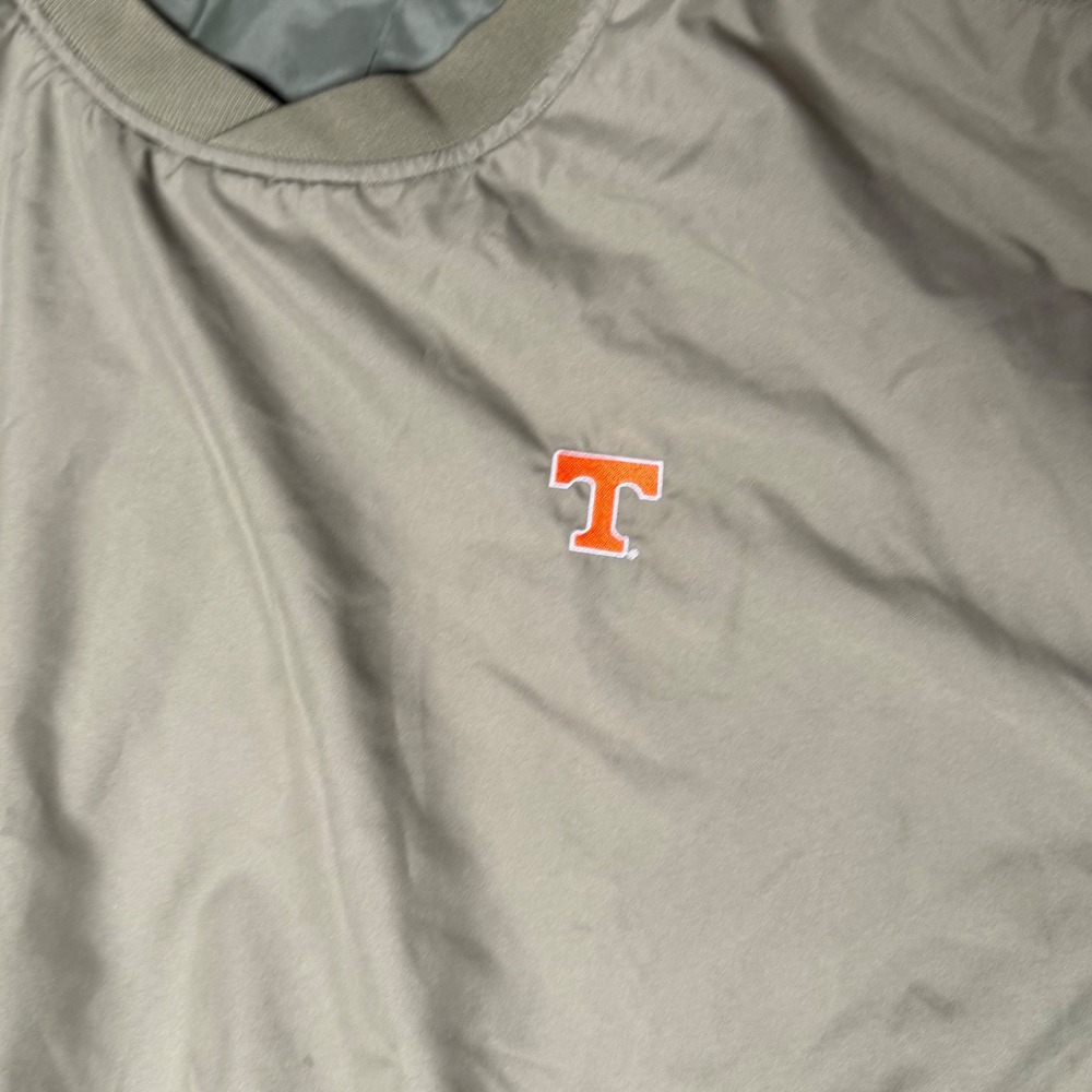 Hound Dogs Classics Tennessee Volunteers Windshirt Pullover Mens XL‎ Khaki Green